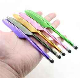 Legend Feather Universal Stylus Touch Pen For iPhone 3GS 4G 4S iPod iPad 50pcs Colorful27377187945