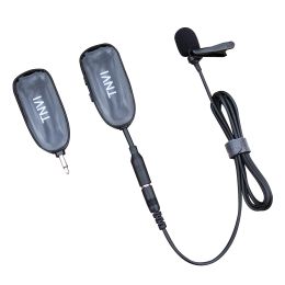 Microphones TNVI Mini Wireless Wired Lavalier Microphone 360° Omnidirectional Lapel Mic Noise Reduction Compatible with Android Smartphone