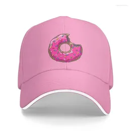 Ball Caps Fashion Donut Baseball Cap For Men Women Custom Adjustable Adult Doughnut Dad Hat Outdoor