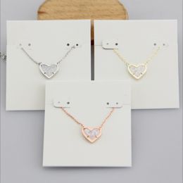 Pendant Necklaces Necklace White Color Druse Heart Heart Stone Real 18K Gold Plated Dangles Glitter Jewelries Letter Gift With free dust bag