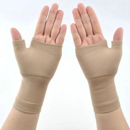Wrist Support 2pcs Sports Arthritis Compression Sleeve Chinlon Gloves Joint Pain Hand Instability Corrector Thumb