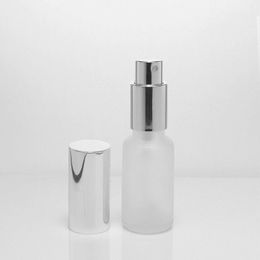 20ml 066oz Refillable Fragrance Bottle with Silver Sprayer Thick Glass for Perfumes, Colognes, Essential Oils, Beauty Sprays Perfume O Xqnn