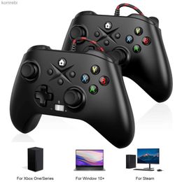 Game Controllers Joysticks Wired Controller For Xbox One/Series X/S Win10 Gamepad 3.5mm Jack Vibration PC control lever Console Joystick L24312