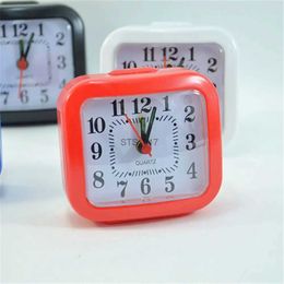 Other Clocks Accessories Battery Alarm Clock Small Alarm Clock With Night Light Simple bedside Creative Clock For Children Personalized Bedroom ClockL2403