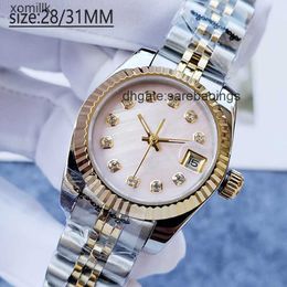 AA Orolorio Women Watch 28/31mm Full Stainless Steel Automatic Mechanical Luminous Waterproof Lady Wristwatches Fashion Clothes NGIE