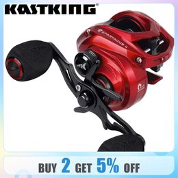 KastKing Spartacus II Red Colour Baitcasting Reel 8KG Max Drag 71 High Speed Gear Ratio Fishing Coil240227