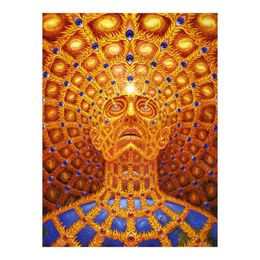 Trippy Alex Grey Painting Poster Print Home Decor Framed Or Unframed Popaper Material316A