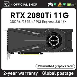 JIESHUO RTX 2080TI 11GB 352bit GDDR6 Turbofan NVIDIA Rtx 2080 Ti Series 8pin+8pin RTX 2080 TI 11G Computer Graphics Card