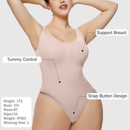 women Waist Tummy Shaper Spring and Summer New Style Body Shaping Clothes T-shaped Belly Pants Tunic Seamless Body-Slimming One-piece