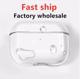 For Airpods Pro 2 airpod pro 3 Headphone Accessories Solid Silicone Cute Protective Earphone Cover Wireless Charging Box Shockproof 2nd Cases