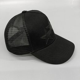 2024 Luxury Designer Top Men's Hip Hop Visor Hat Mesh Men's Femelle Cross Punk Baseball Cap