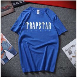 T Mens Shirt 2024 Trapstar Designer Shirt Men Women Hip Hop Top New Print T-shirt Summer Fashion Black Sportswear Brand Sweatshirt Cloth 852