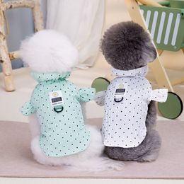 Pet Dog Shirt Pet Dog T-shirt Pet Clothes Pet Clothing Spring and Summer New Dotted Shirt