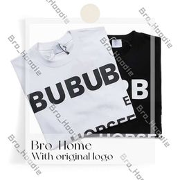 Luxury T-shirt Womens T Shirts Mens Burberyy Man Shirt Designer Shirt Fashion Letter Printing Cotton Shirts 4 Season Clothing Sports Tees Breathable Bur Shirts 347