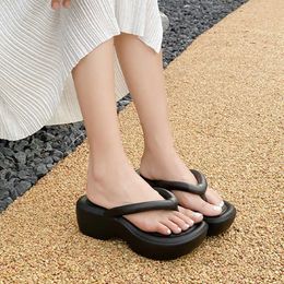 2024 Slippers EVA Platform Flip Flops Women Sandals Summer Support Outdoor Beach Slides Shoes Thick Sole Thong Slippers Free Shipping