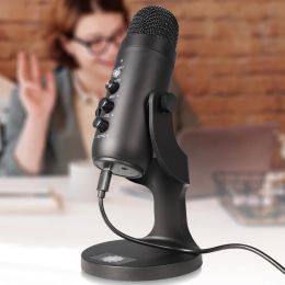 Microphones USB Microphone Professional Condenser Mic USB Condenser Recording Microphone for Computer Laptop Recording Studio