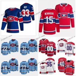 Custom Men Women Youth Montreal''Canadien''Hockey 5 David Reinbacher Jersey 14 Nick Suzuki 77 Kirby Dach 22 Cole Caufield Mike Matheson Josh Anderson Christian Dvorak