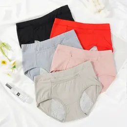 Women's Panties Female Briefs Women Cotton Waterproof 3PCS/SET Underwear Pants Menstrual Pockets Physiological Proof Leak Lingere