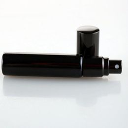 10ml UV Black Glass Atomizer Empty Perfume Bottle Fragrance Spray Bottle Cosmetic Packaging fast shipping F1105 Hbihf Lhupq