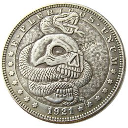 HB89 Hobo Morgan Dollar skull zombie skeleton Copy Coins Brass Craft Ornaments home decoration accssories283o