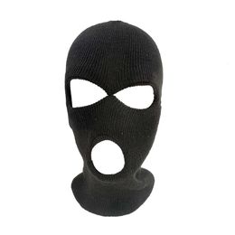 New Autumn And Winter Warm Woolen Knitted Hat, Outdoor Cycling Hood Cover, Straight Face Mask 951858