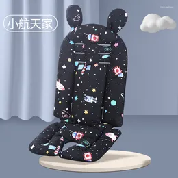 Stroller Parts Baby Print Pad Car Seat Trolley Chair Mattresses Pillow Cover Child Carriage Cart Thicken Warm Cushion