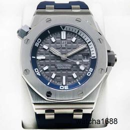 Designer Crystal AP Watch Royal Oak Offshore Series Watch Mens 42mm Diameter Automatic Mechanical Fashion Casual Famous Watch