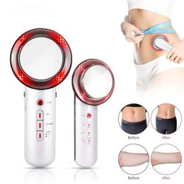 Ultrasonic 3 in 1 Cavitation EMS Slimming Massager Fat Cellulite Skin Care Infrared Fat Removal Therapy Beauty Apparatus 240219