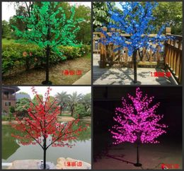 LED Cherry Blossom Tree Light 4802304 pcs LED Bulbs 15m3m Height 110220VAC Seven Colors for wedding decoration3385397