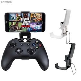 Game Controllers Joysticks Mobile Cell Phone Stand For Xbox Controller Mount HandGrip For Xbox Slim One Gamepad For Phone Clip Holder L24312