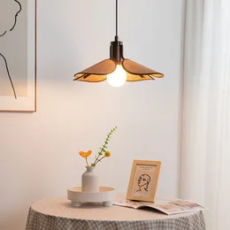 Pendant Lamps Japanese Style Restaurant Chandelier Retro Solid Wood Homestay Tea Room Atmosphere Hanging Light Coffee Shop Small Lamp