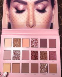 INS Same Style 18 Colors Glitter Eyeshadow Palette Makeup Pearl Metallic Eyeshadow Palette Makeup Set Cosmetics8878251