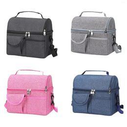 Dinnerware Insulated Lunch Tote Thermal Insulation Bags For Park Office Work