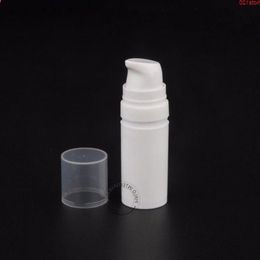 Wholesale 50pcs/lot 15ml Plastic Airless Lotion Pump Spray Bottle 1/2OZ Cream Emulsion Small Container Refillable Packaginghood qty Xdolv