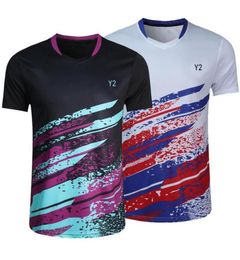 Men039s TShirts Quick Dry Badminton Shirt Men Women Table Tennis Shirts Clothes Running Jogging Exercise Sportswear Short Slee4943650