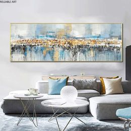 Bedside Home Decor Abstract Oil Painting Print On Canvas Landscape Posters Wall Art Pictures For Living Room Indoor Decorations215D