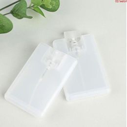 Clear 20ml Spray Bottles Moisturising Water Portable Card High-End Perfume Plastic Parfum Refillable Containers for Alcoholgoods Fwtcq