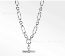 AA Designer Pendant Necklace Sweet Love Jade Dyman Niche 18k Gold Buckle Chain Necklace 4nko