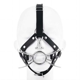 Bondage Metal gag Spider Shape Metal Ring Mouth Gag Bondage Restraint Slave Fetish with nose hook SM Sex Toys For Women Adults GamesL2403