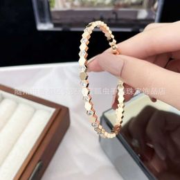 Designer Gold bracelet for women Luxury Jewelrys Carer Original Trendy LOVE Diamond V-gold 18k silver bracelet Open Style Wedding Jewellery for gift with box YYNG