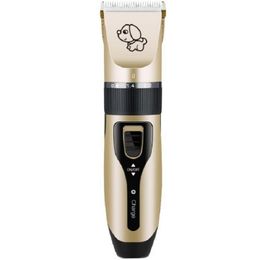 Dog Grooming Blades Electric Pet Clipper Professional Kit Rechargeable Cat Trimmer Shaver296Q
