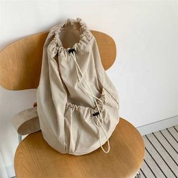 HBP Non-Brand 2024 Direct Sales Fashion leisure Large capacity nylon crossbody shoulder bag Drawstring Ruffles womens messenger bags