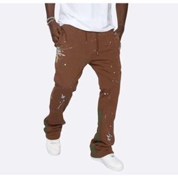 Jeans Men's Flared Sweatpants Men Stacked Sweat Pants High Quality Trousers Joggers Cargo 231117 525