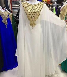 Ethnic Clothing Embroidered Kurtas Dubai Kaftan 2-piece Set Farasha Abaya Elegant Boat Neck Rayon Robe
