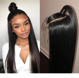 360 Frontal Full Lace Straight Human Hair Wigs Cheap Straight PrePlucked With Baby Hair Virgin Brazilian Glueless 360 Lace Front 8058808