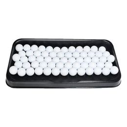 Golf Ball Tray Heavy Duty Rubber Range Practice Holder For Golf Ball High Impact Golf Ball Practice Holder Tray Hold Up To 62 240301