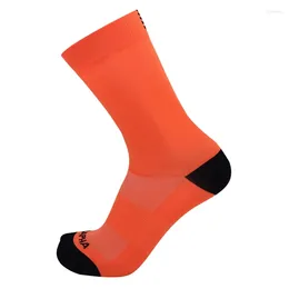 Men's Socks High Quality Professional Sport Solid Breathable Road Bicycle Men Women Outdoor Sports Racing Cycling