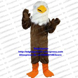 Mascot Costumes Dark Brown Eagle Hawk Tercel Tiercel Falcon Vulture Mascot Costume Cartoon Character Souvenir the Choicest Goods Zx528