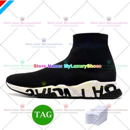 Designer Shoes Running Shoes Platform Men Mens Woman Shiny Knit Speed 2.0 1.0 Trainer Runner Sneaker Sock Shoe Nice Master Emed Womens Sneakers Speeds Booties 776