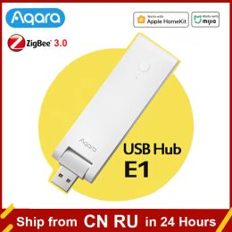 Control New Aqara E1 Hub Zigbee 3.0 USB Smart Gateway for Aqara Wireless Zigbee Sensor Switch Control work with Mijia Mi Home Homekit